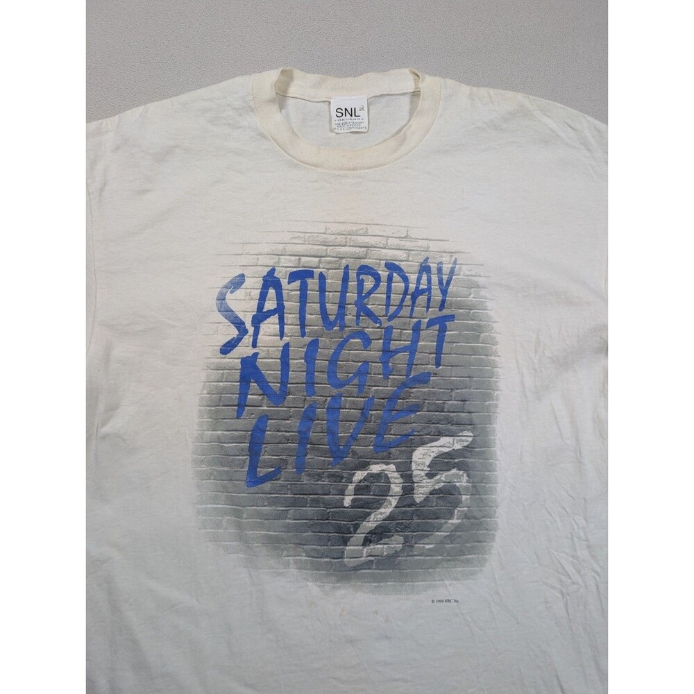 Vintage 1999 Saturday Night Live 25th Anniversary TV Show Promo NYC T-Shirt